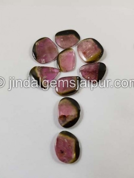 Watermelon Tourmaline Smooth Slices